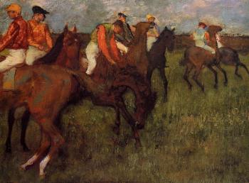 埃德加 德加 Jockeys 埃德加 德加 Jockeys